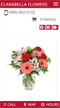 Mobile Screenshot of clarabellaflowers.com
